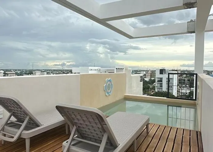 Apartment Nuevo Estudio Con Rooftop Y Alberca Cerca De La 5a Av Y Playa *