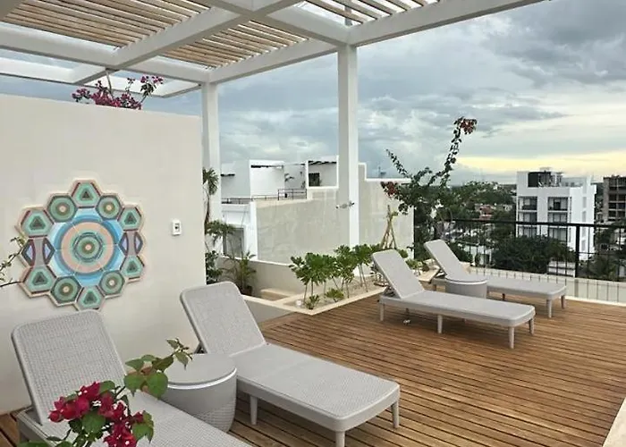 Apartment Nuevo Estudio Con Rooftop Y Alberca Cerca De La 5a Av Y Playa *