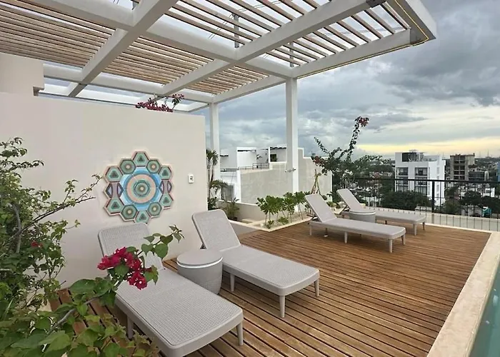 Apartment Nuevo Estudio Con Rooftop Y Alberca Cerca De La 5a Av Y Playa *