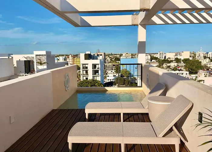 Nuevo Estudio Con Rooftop Y Alberca Cerca De La 5a Av Y Playa *