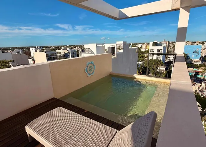 Nuevo Estudio Con Rooftop Y Alberca Cerca De La 5a Av Y Playa *